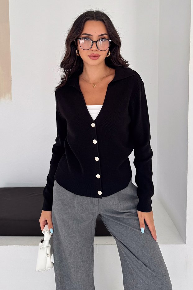 Women's Long Knitwear Cardigan with Pockets, Buttoned, Casual, Daily Cardigan