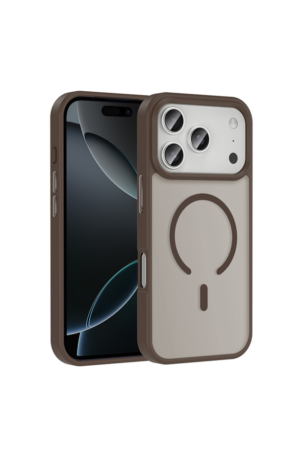 iPhone 17 Pro Max Case Magsafe Supported Camera Raised Silicone Matte Anti-Fingerprint Marçev
