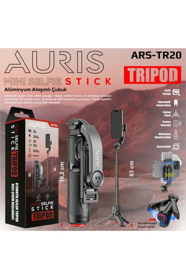 Tr20 Tripod Selfie Stick Aluminum