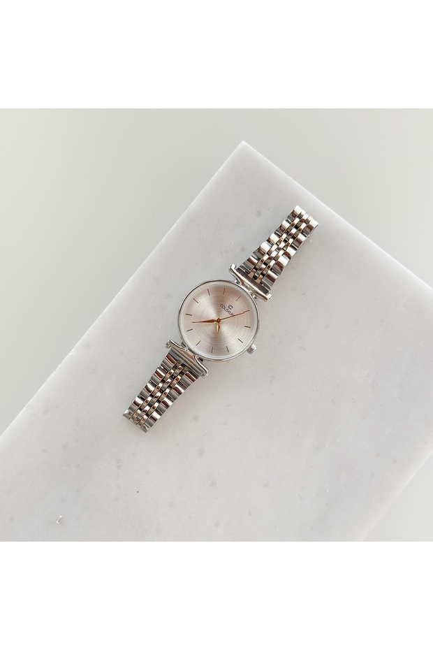 Ivas Gold Silver Watch White