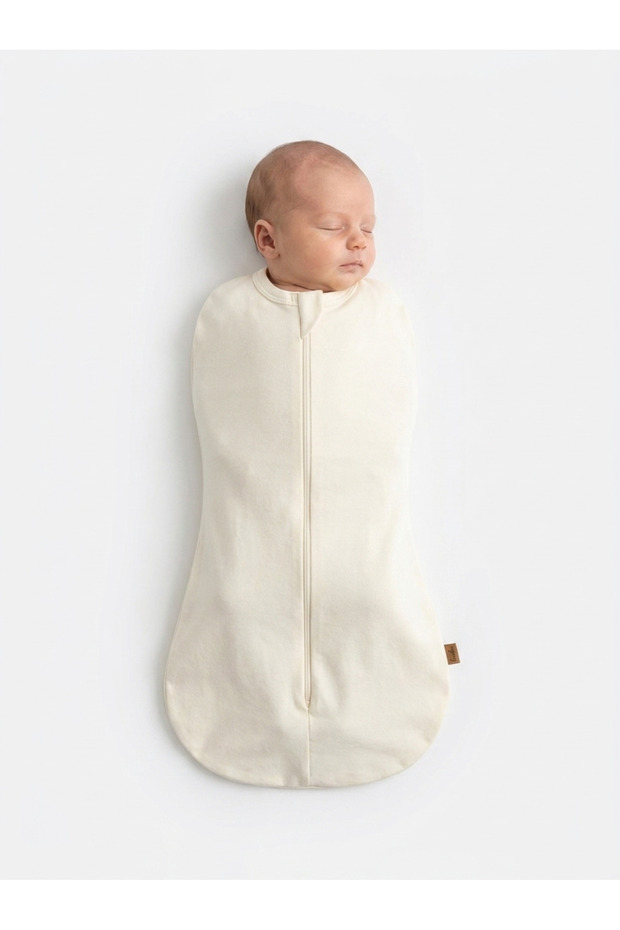 Newborn baby swaddle, baby sleeping bag, 100% cotton jersey fabric, 0-3 months zippered swaddle