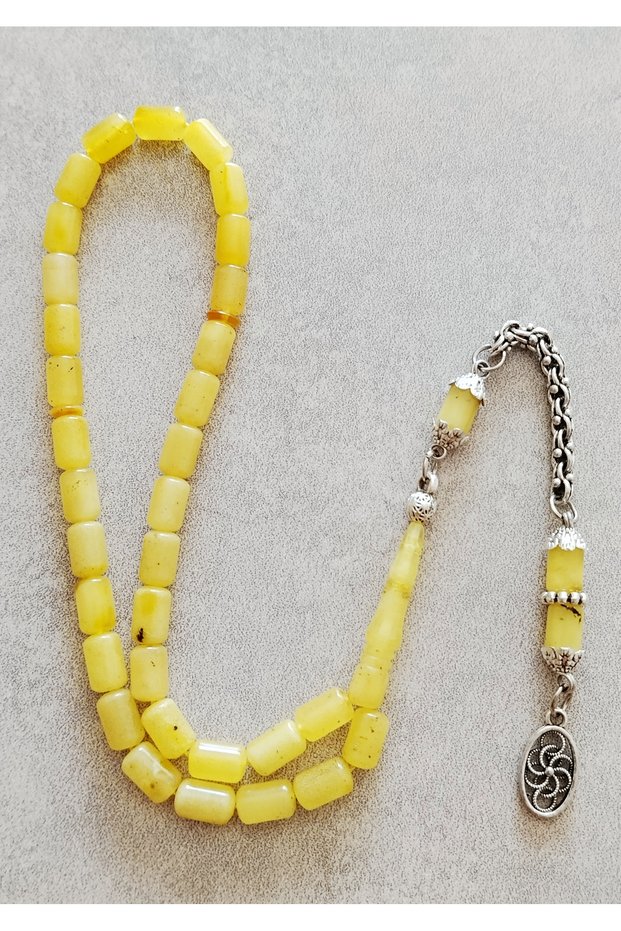 Original Damla Amber Capsule Model Wrist Length Prayer Beads / Masterfully Crafted Kaliningrad Amber