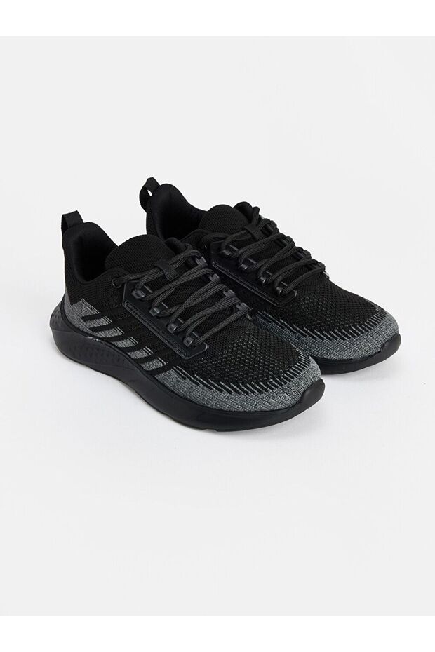 Lcw Steps Black Mesh Men's Sports Shoes