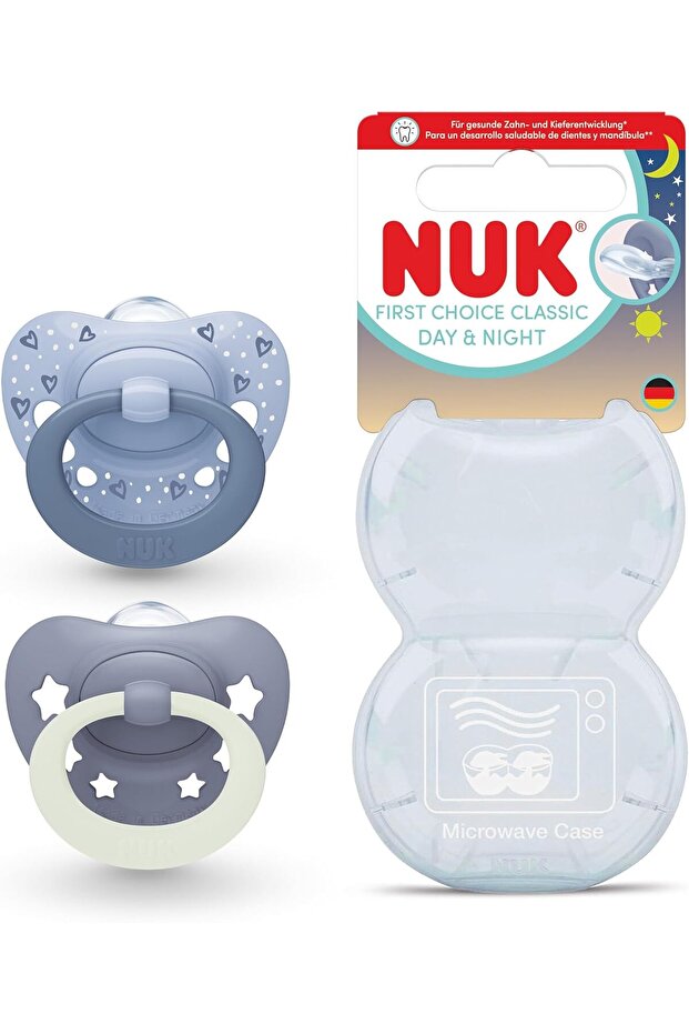 Fc Classic 2-Pack Day/Night Pacifier, 6-18 Months, Blue