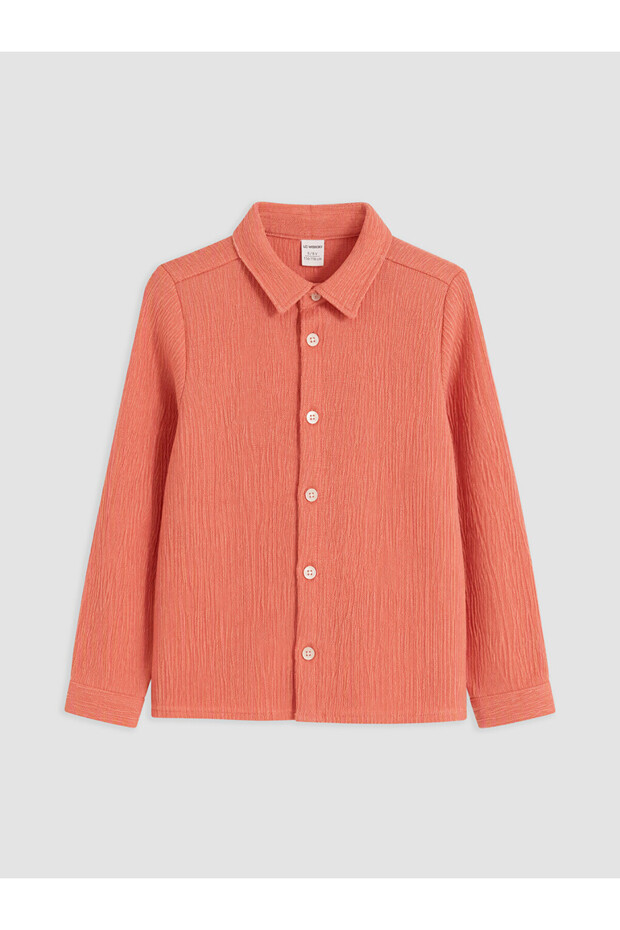 Textured Boys' Shirt