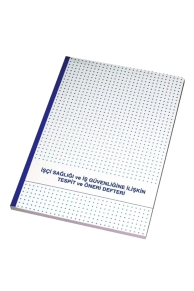 Detection and Recommendation Notebook for Occupational Health and Safety, Cardboard Cover - 3 Pieces