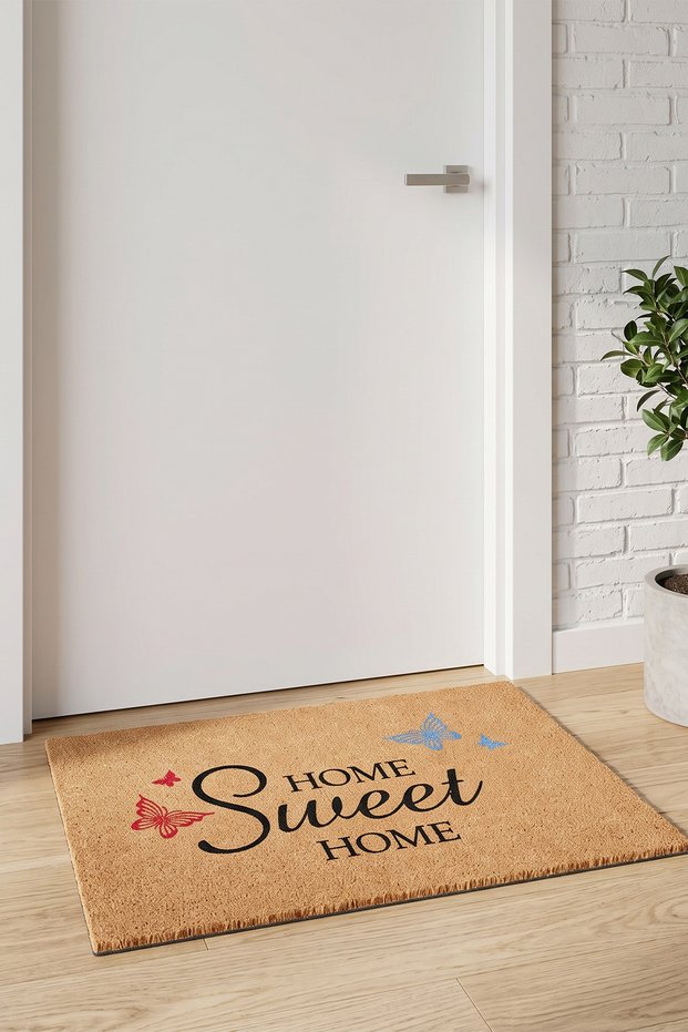 Door Mat Non-Slip Base Decorative Doormat Home Entrance Hallway Indoor and Outdoor Mat 45X70 cm