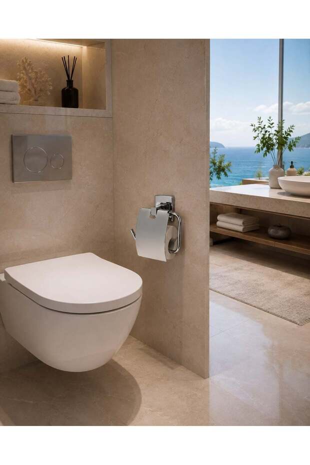 Angled Wc Covered Paper Holder Acar Zr5900