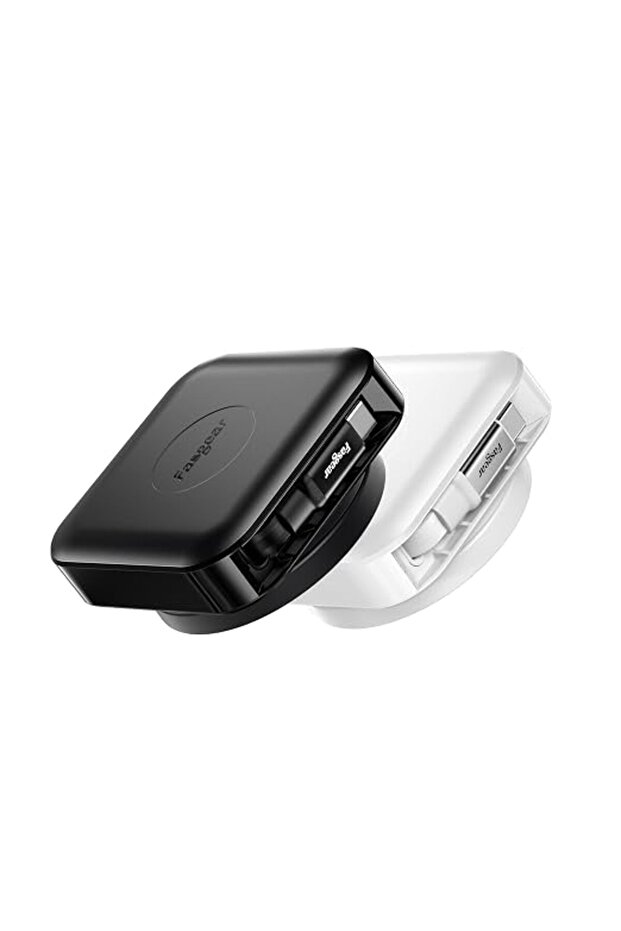 كيبل USB C قابل للسحب من فاسجير، عبوتان من سلك شحن 60 واط (1.4 متر، اسود)