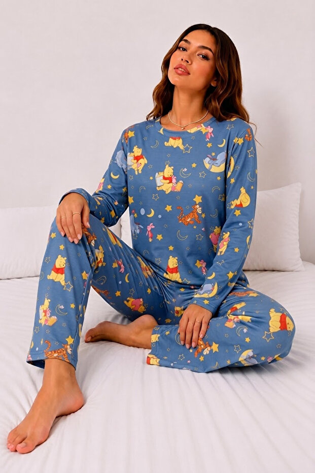 Long Sleeve Pooh Super Soft Pajama Set