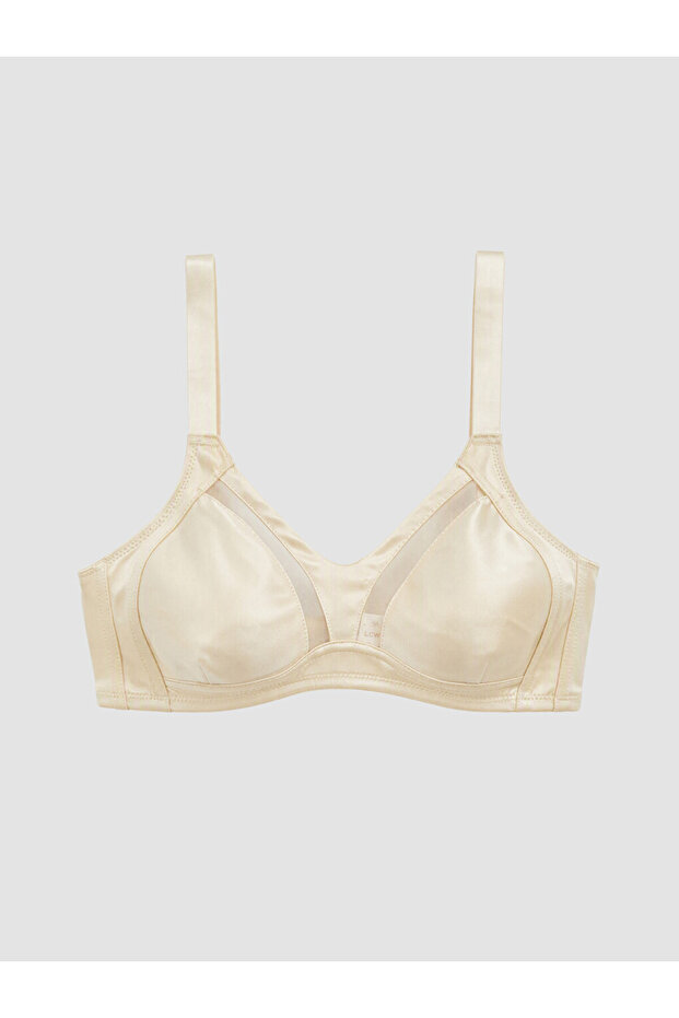 Wireless, unpadded bra