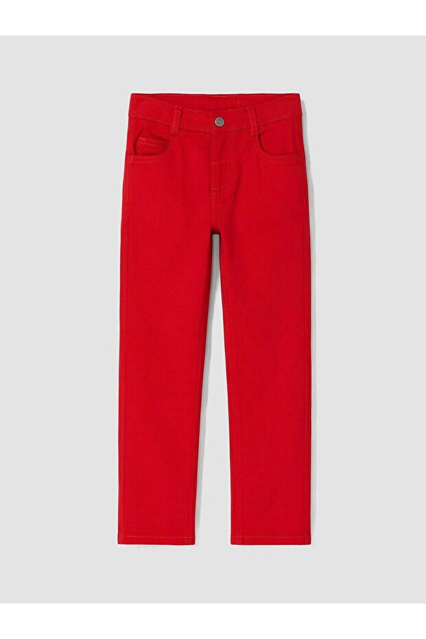 Regular Fit Boys' Gabardine Trousers (W6)