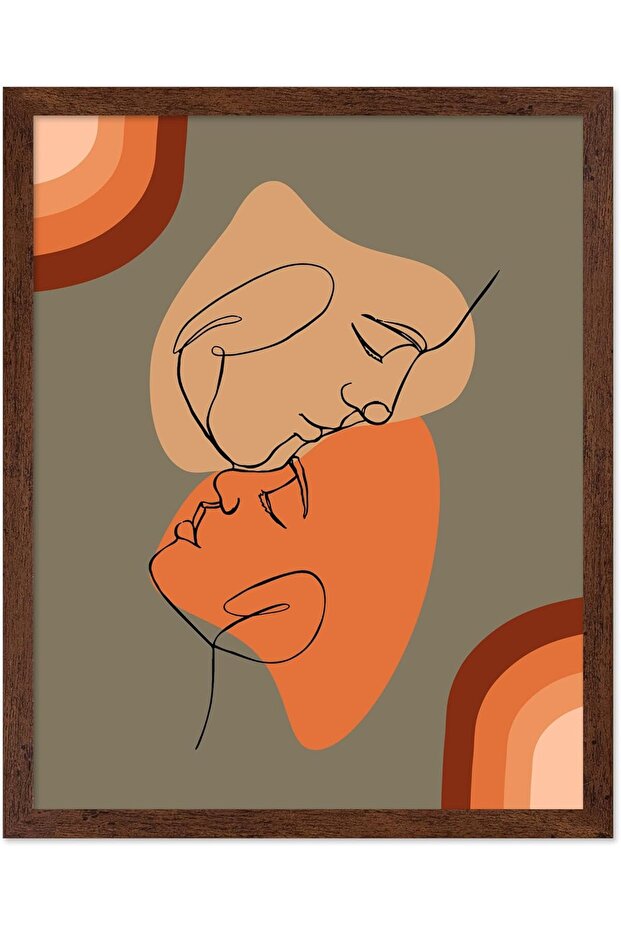 Signtouch Funny Botanical Chimpanzee Chimp Toilet Wrap Framed Wall Art 40x60 cm