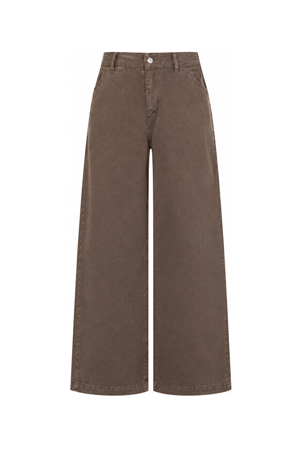 Soft Textured Wide Fit Pants