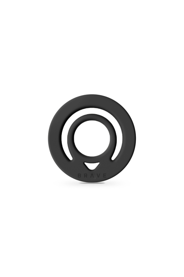 Grip Dual-Sided Magnetic Phone Ring Holder | Durable Silicone Finger Strap - Dark Gray