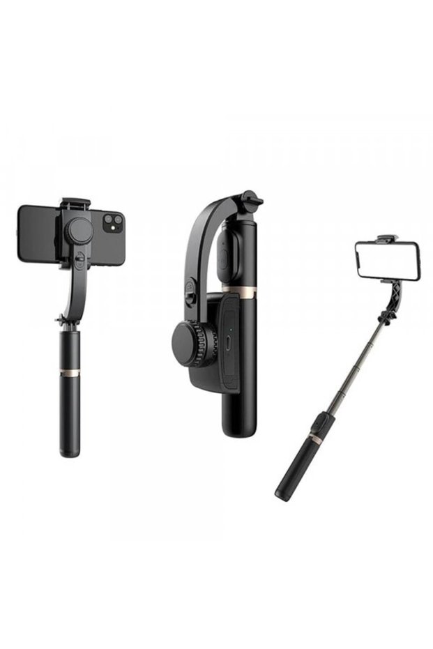 Selfie Stick Bluetooth Q08, Universal, Negru