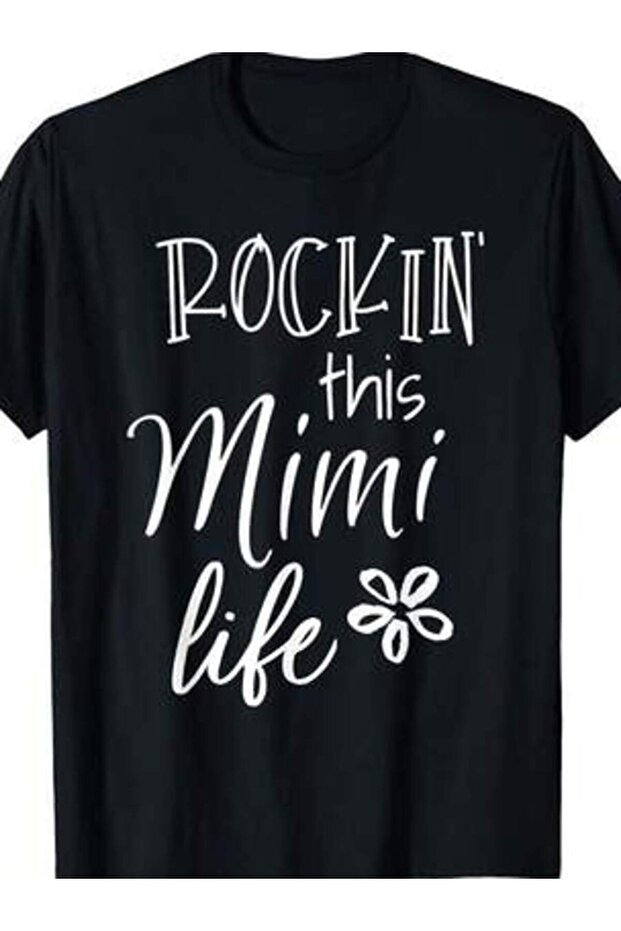تي شيرت Rockin This Cute Mimi Graphic Gift From Grand