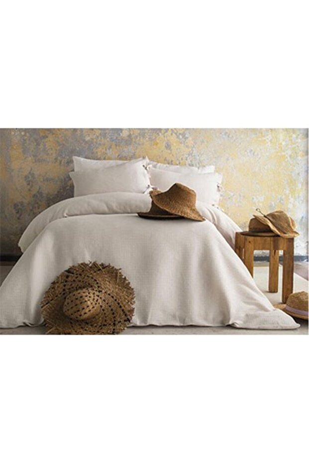 Jacquard Satin Double Duvet Cover Set Isis Pudra
