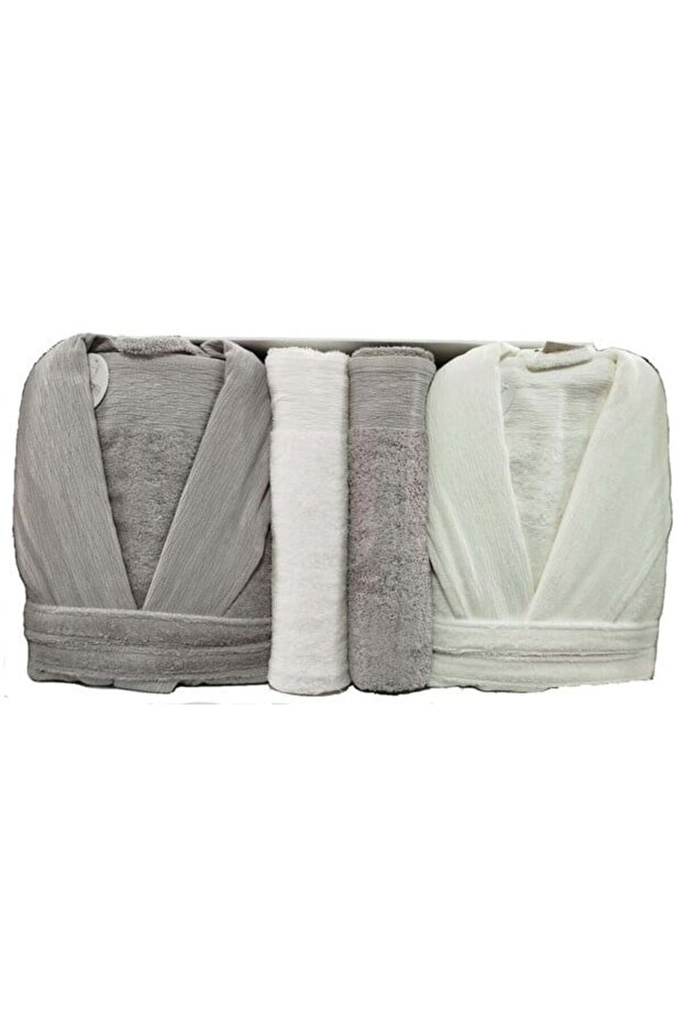 Family Bathrobe Set Bamboo Elegant