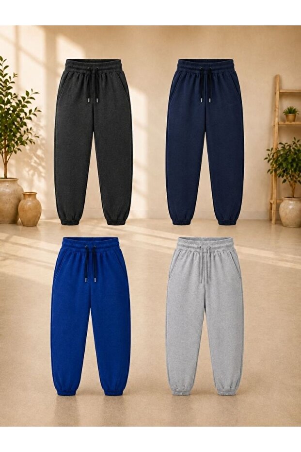Busekids Unisex Children's 4-Piece Seasonal Sweatpants Set