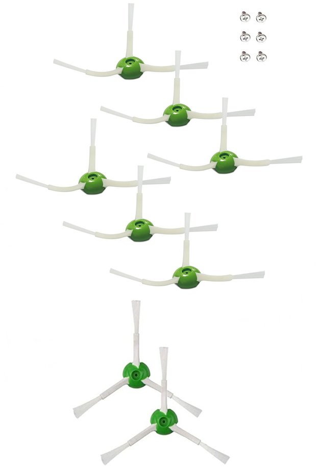 8 Pieces Side Brushes Compatible with Irobot Roomba E5 E6 E7