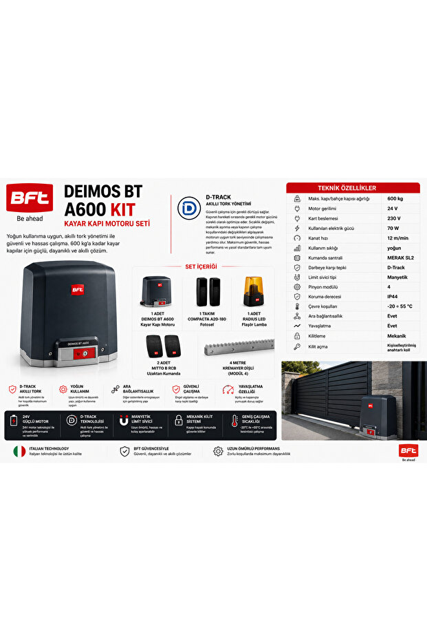 DEIMOS BT A600 TEK MOTOR