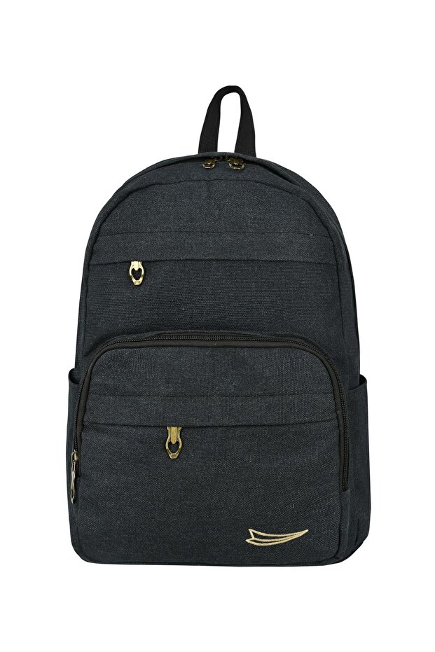 Canvas Fabric Daily Use Laptop Backpack 15.4 Inch
