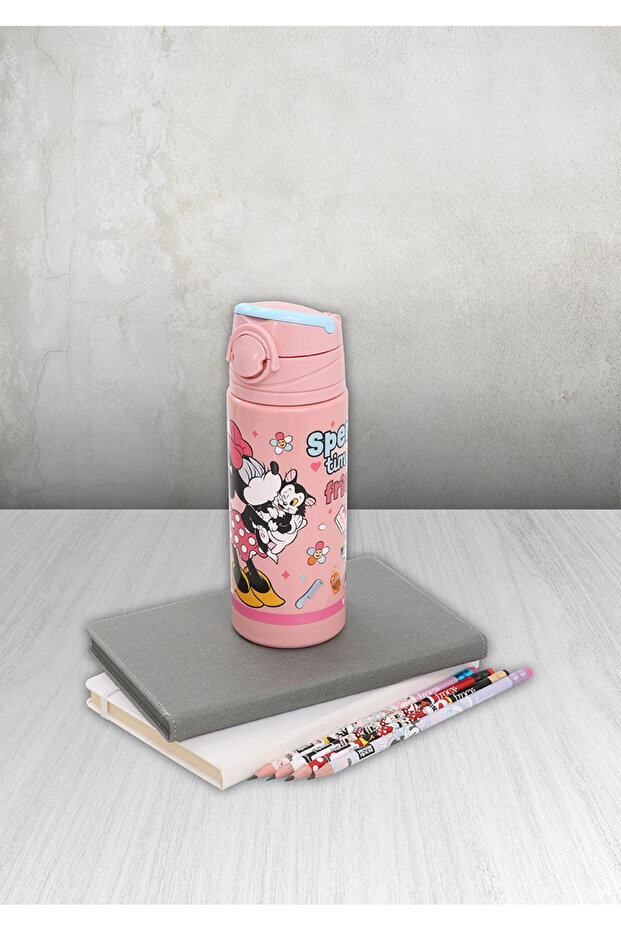 Minnie Mouse Plastic Water Bottle Frx 500ml Jfu