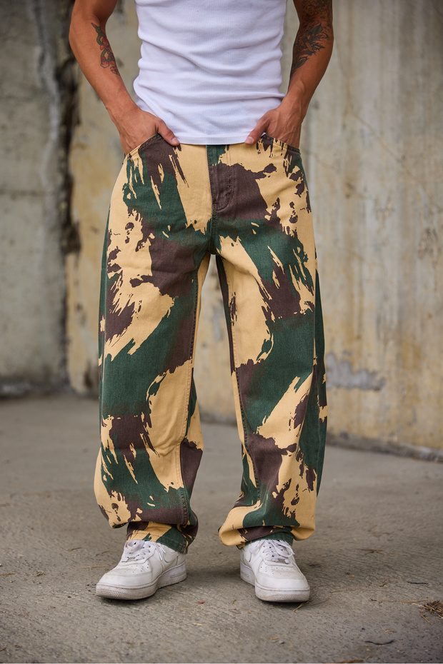 Men's Denim Series Baggy Jeans - Jean Trousers