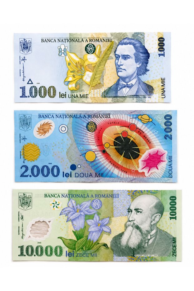 Set 3 bancnote Romania - stare impecabila