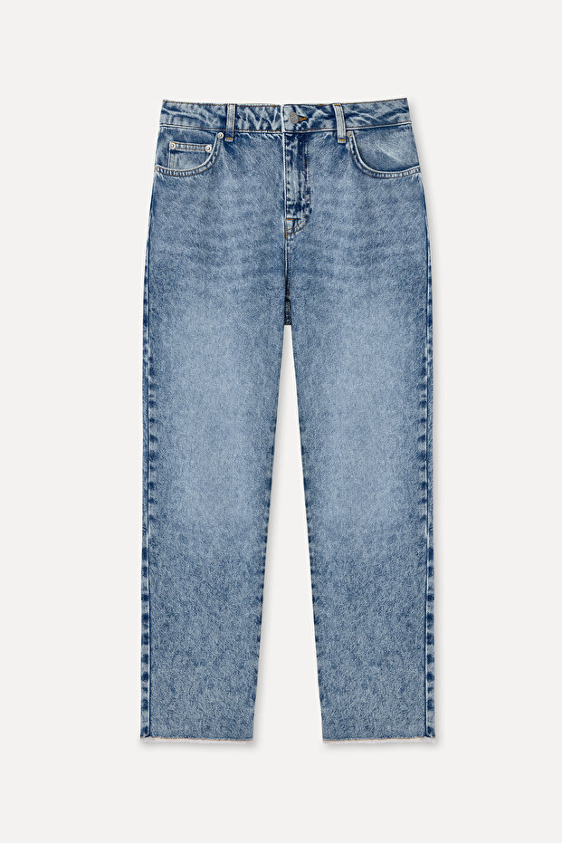 Women's Indigo Straight Fit Jean Pants