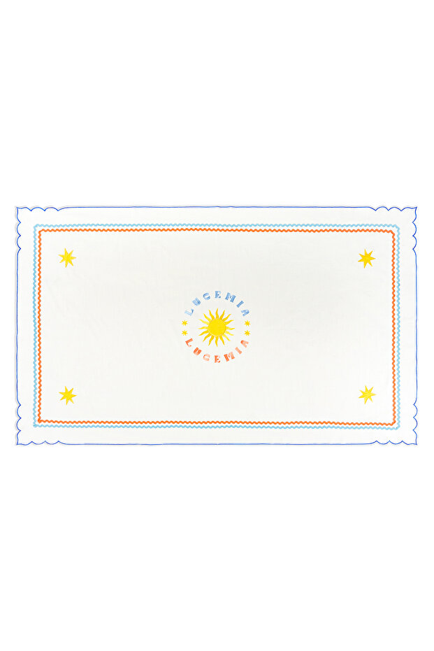 Nilüfer Ecru Tablecloth 140X240 cm