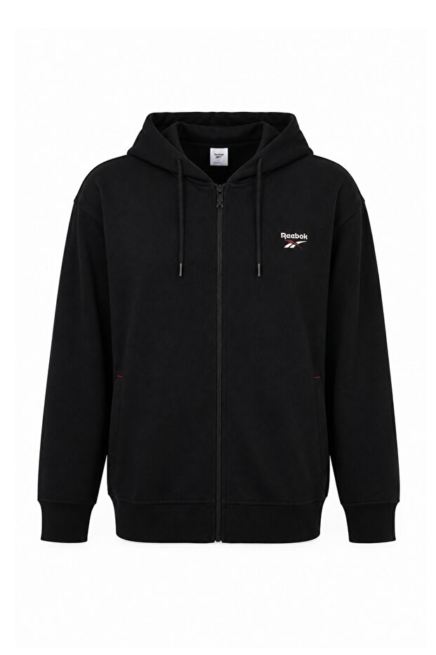 Men's Black Id Rlx Clss Sl Fz Tracksuit Top