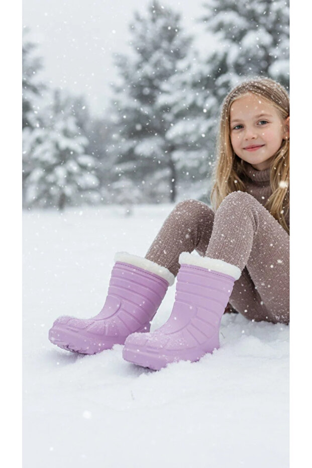 Winter Eva Waterproof Snow Boots with Fur Inside