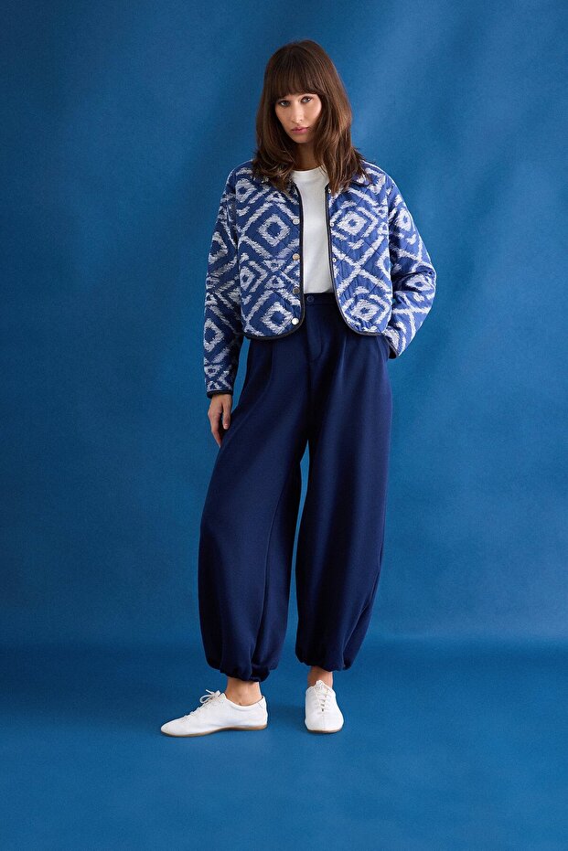 Front Pleated Relax Shalwar Pants