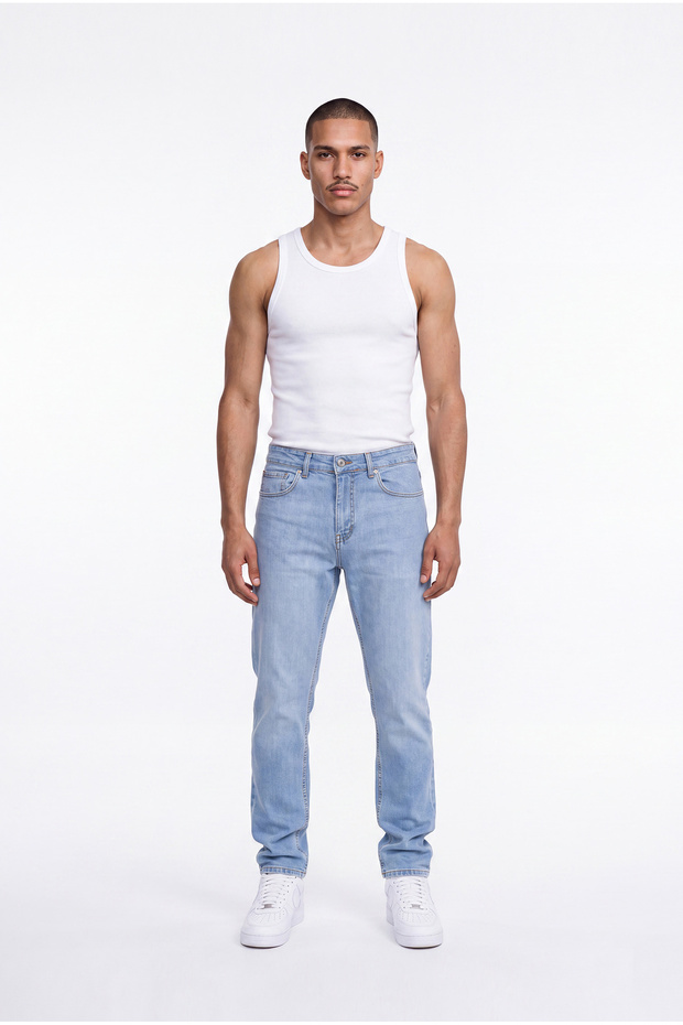 Men's Regular Fit Jean Trousers Blue