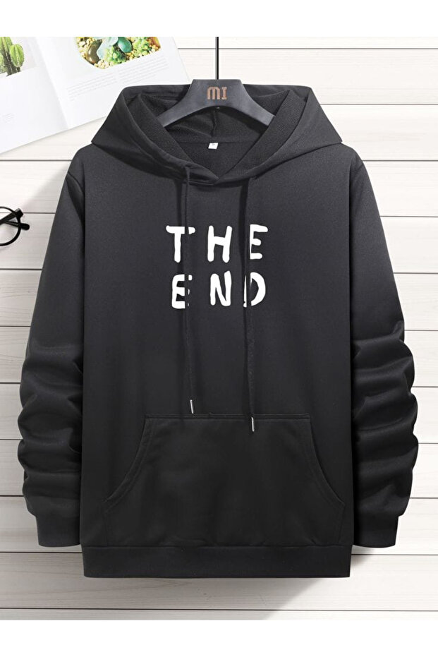 Unisex Printed Hooded Sweatshirt