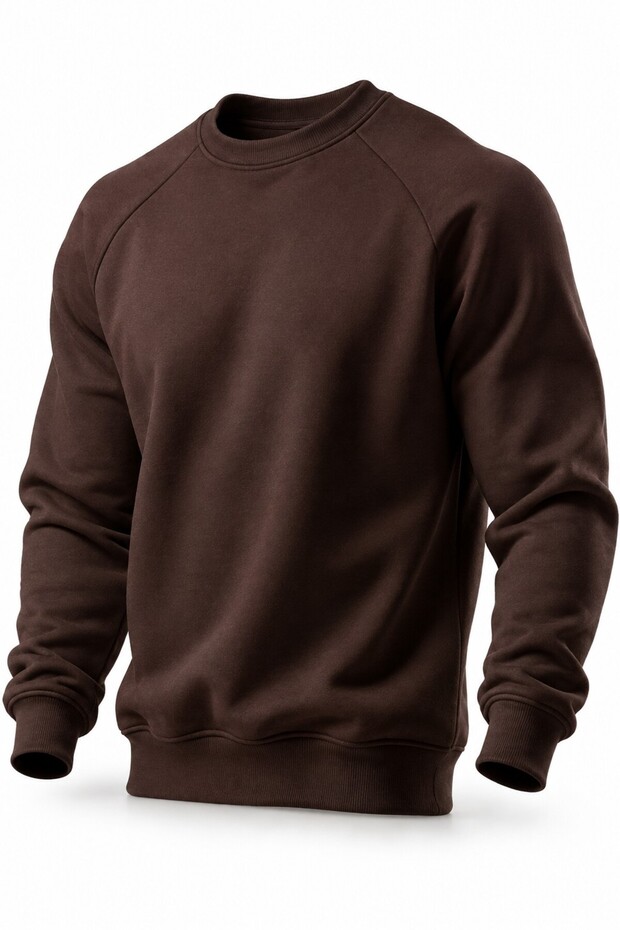 . Men's Crew Neck Sports Sweatshirt Basic Daily Comfortable Cotton Long Sleeve Sweatshirt