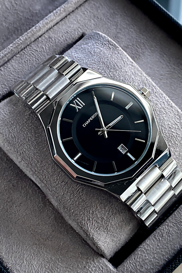 Original Men's Wristwatch Waterproof Steel Band Gift with Box