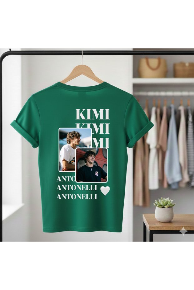 Kimi Antonelli Printed 100% Cotton Short Sleeved Regular Fit F1 T-Shirt
