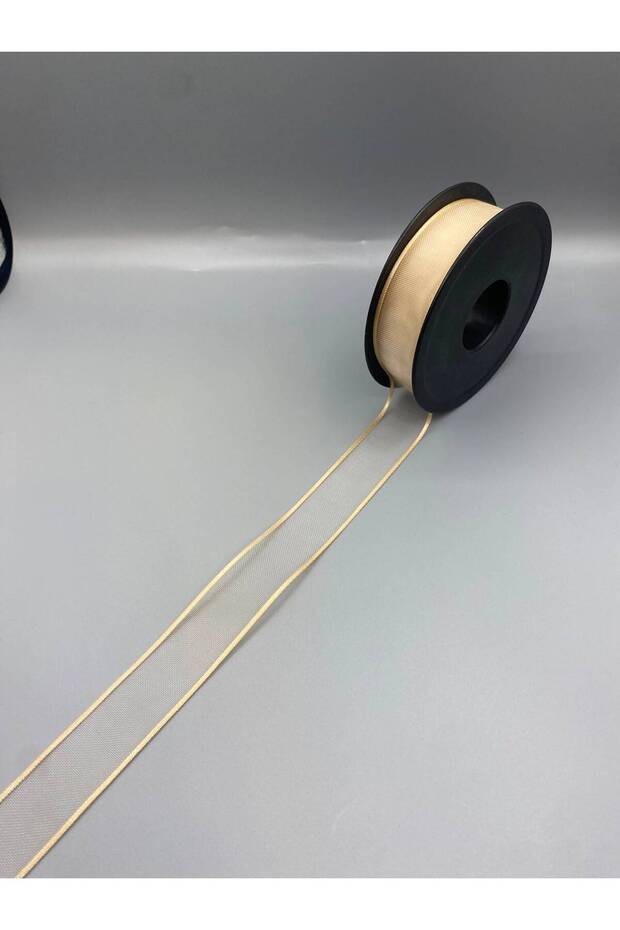 2.5 cm Cappucino Chiffon Ribbon 9 Meters – Decorative Ribbon for Embellishments and Gift Wrapping