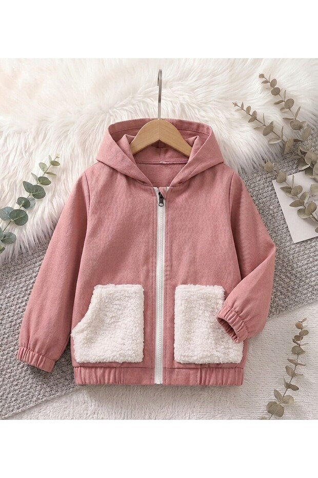 Girl's Jacket with Zipper Detail