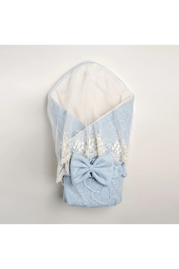 Nipperland Unisex 85X85 cm Tulle Knitwear Swaddle Blanket