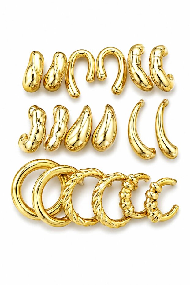 Multiple (9 Piece) Earring Set