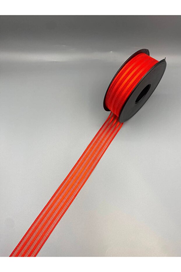 2.5 cm Red Chiffon Ribbon 9 Meters – Decorative Ribbon for Embellishments and Gift Wrapping