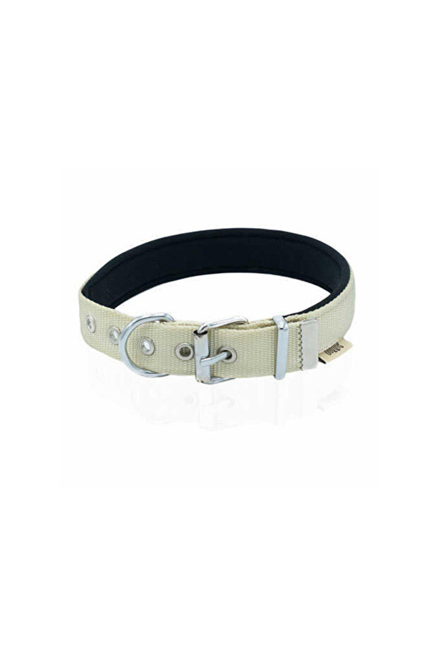 Soft Dog Collar 3 cm 42 Cm-50 cm Khaki
