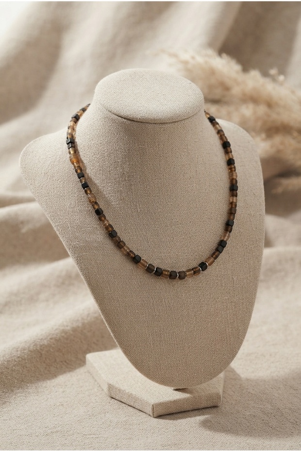 Adult Amber Natural Stone Necklace