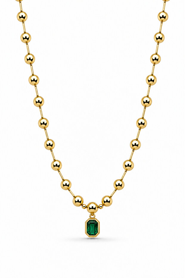 Imported Green Eclat Necklace