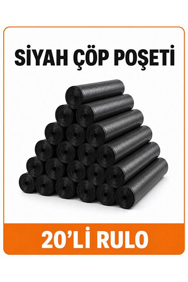 20'li Orta Boy Çöp Torbası