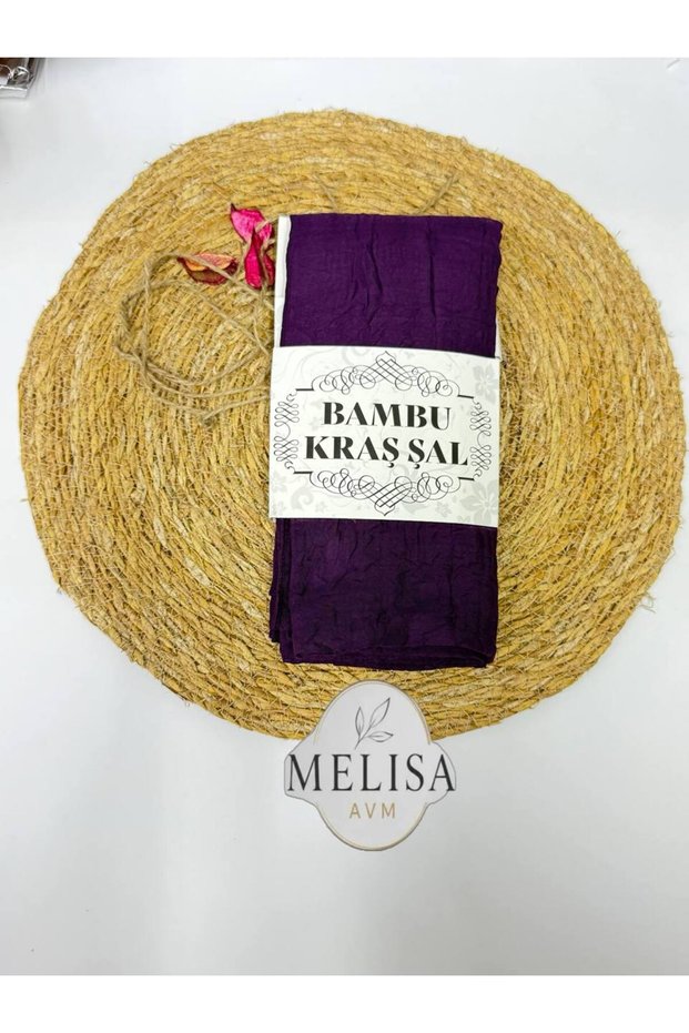 Bamboo Kraş Shawl with Stitched Edges